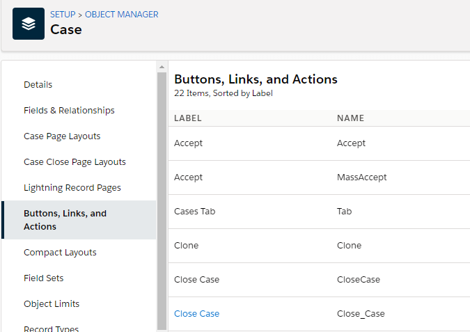 Buttons, Links, Actions